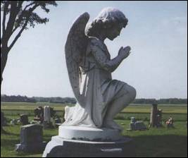 Angel in the cemetery